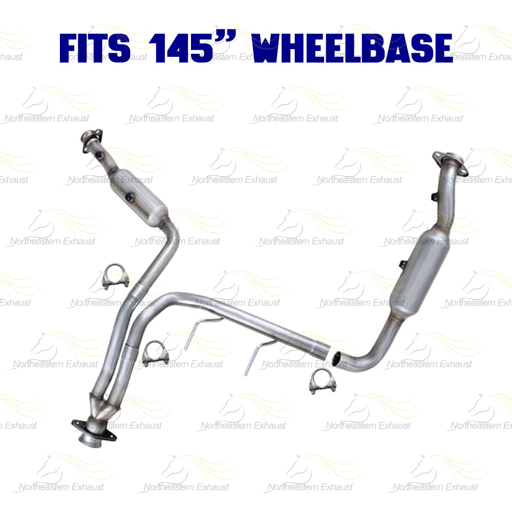 2011-2014 Ford F-150 3.7L 145in WB Stainless Steel Complete Exhaust System - EPA Approved