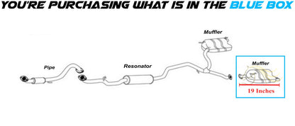 2018-2022 Honda Accord 1.5L Exhaust Driver Side Muffler