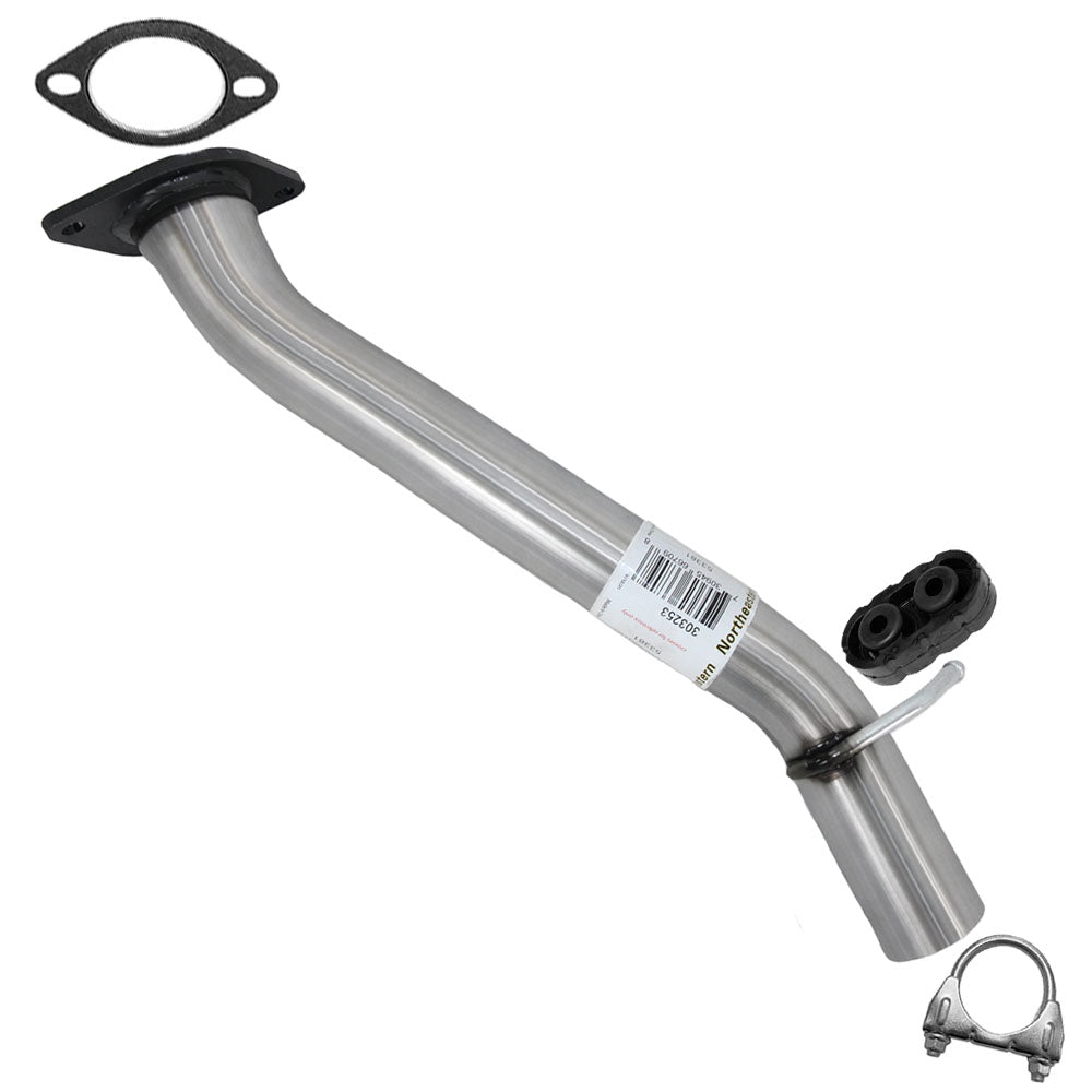 2001-2004 Chevy S10 4.3L Exhaust Extension Pipe w/ Hangers Stainless Steel