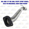 2001-2004 GMC Sonoma 4.3L Exhaust Extension Pipe w/ Hanger Stainless Steel