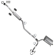 2009-2014 Acura TSX 2.4L Stainless Steel Passenger Side Exhaust Muffler Assembly with Hangers