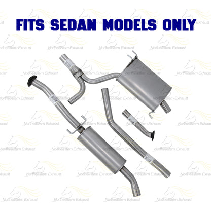 2009-2014 Acura TSX 2.4L Stainless Steel Passenger Side Exhaust Muffler Assembly with Hangers