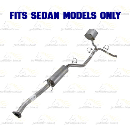 2009-2014 Acura TSX 2.4L Stainless Steel Passenger Side Exhaust Muffler Assembly with Hangers