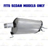 2009-2014 Acura TSX 2.4L SEDAN Exhaust Passenger Side Muffler Assembly & Driver Side Muffler Kit