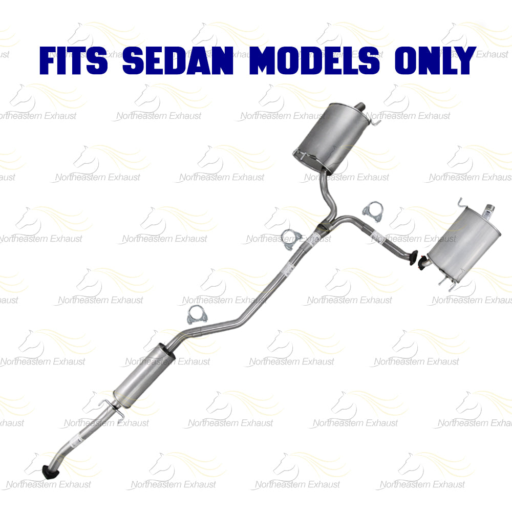 2009-2014 Acura TSX 2.4L SEDAN Exhaust Passenger Side Muffler Assembly & Driver Side Muffler Kit