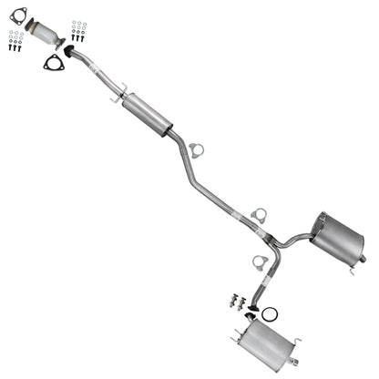 2009-2014 Acura TSX 2.4L SEDAN Exhaust Catalytic w/ Passenger & Driver Side Muffler Kit - EPA Approved