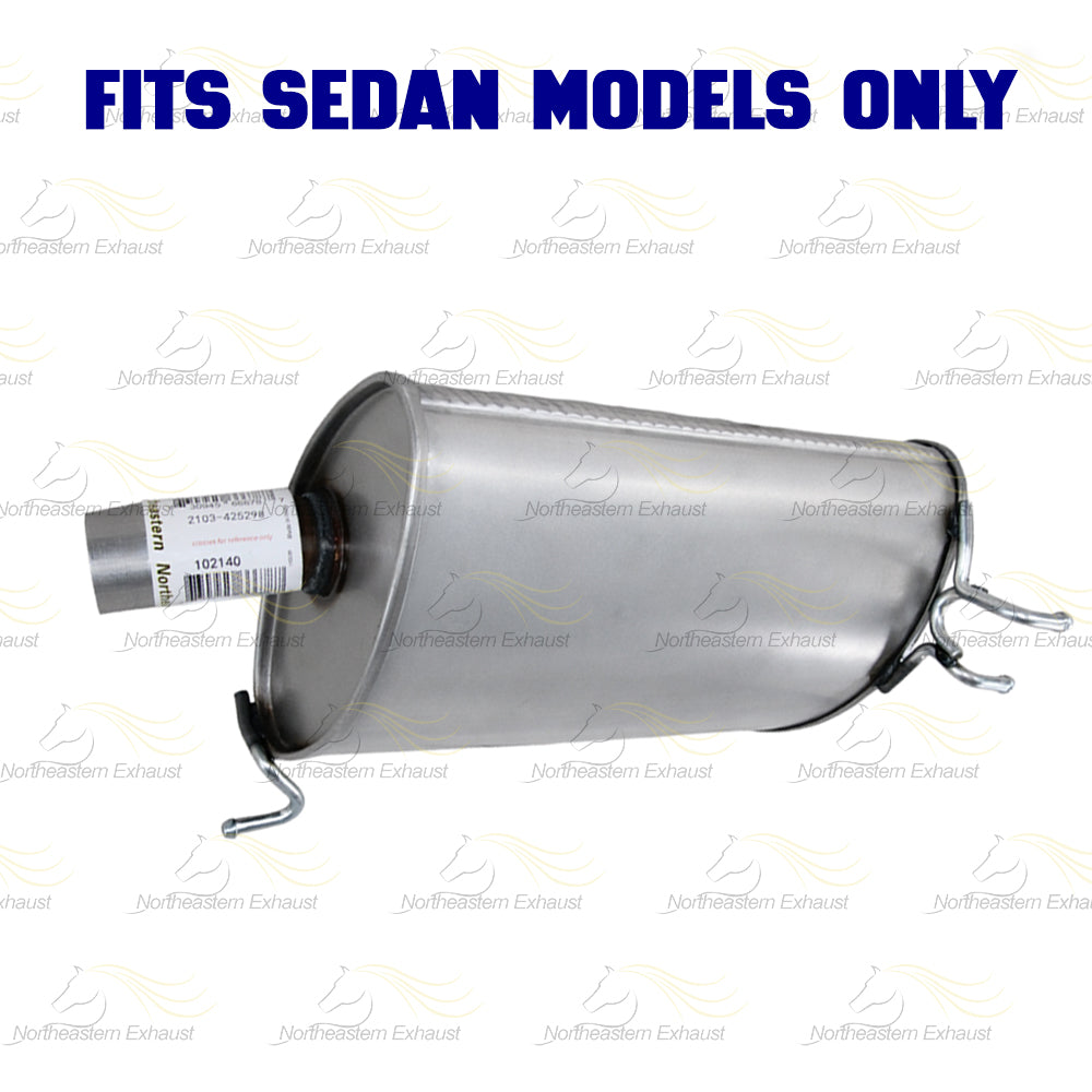 2009-2014 Acura TSX 2.4L SEDAN Exhaust Catalytic w/ Passenger & Driver Side Muffler Kit - EPA Approved