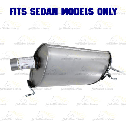 2009-2014 Acura TSX 2.4L SEDAN Exhaust Catalytic w/ Passenger & Driver Side Muffler Kit w/ Hangers - EPA Approved