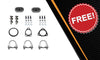 2009-2014 Acura TSX 2.4L SEDAN Exhaust Catalytic w/ Passenger & Driver Side Muffler Kit w/ Hangers - EPA Approved