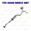 2009-2014 Acura TSX 2.4L SEDAN Exhaust Front Pipe Catalytic & Muffler Assembly Kit w/ Hangers - EPA Approved