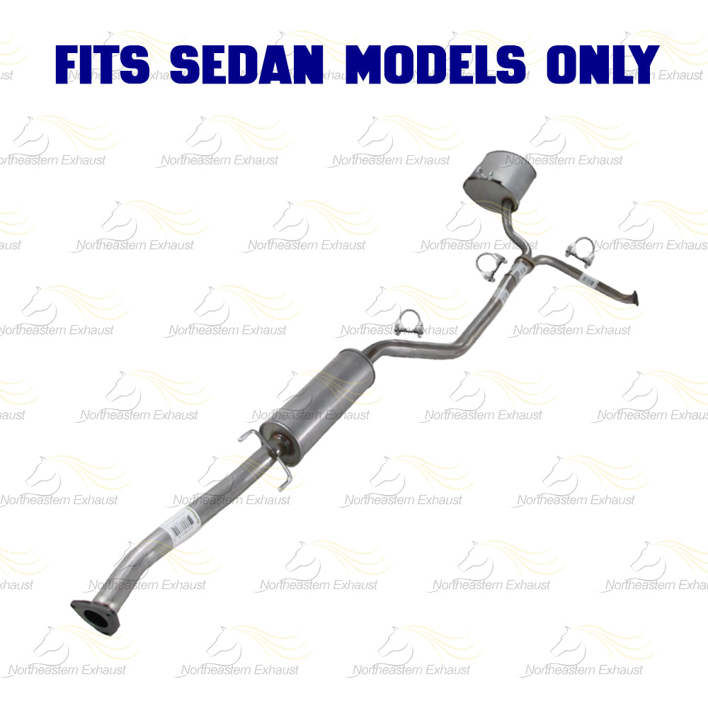 2009-2014 Acura TSX 2.4L SEDAN Exhaust Front Pipe Catalytic & Muffler Assembly Kit w/ Hangers - EPA Approved