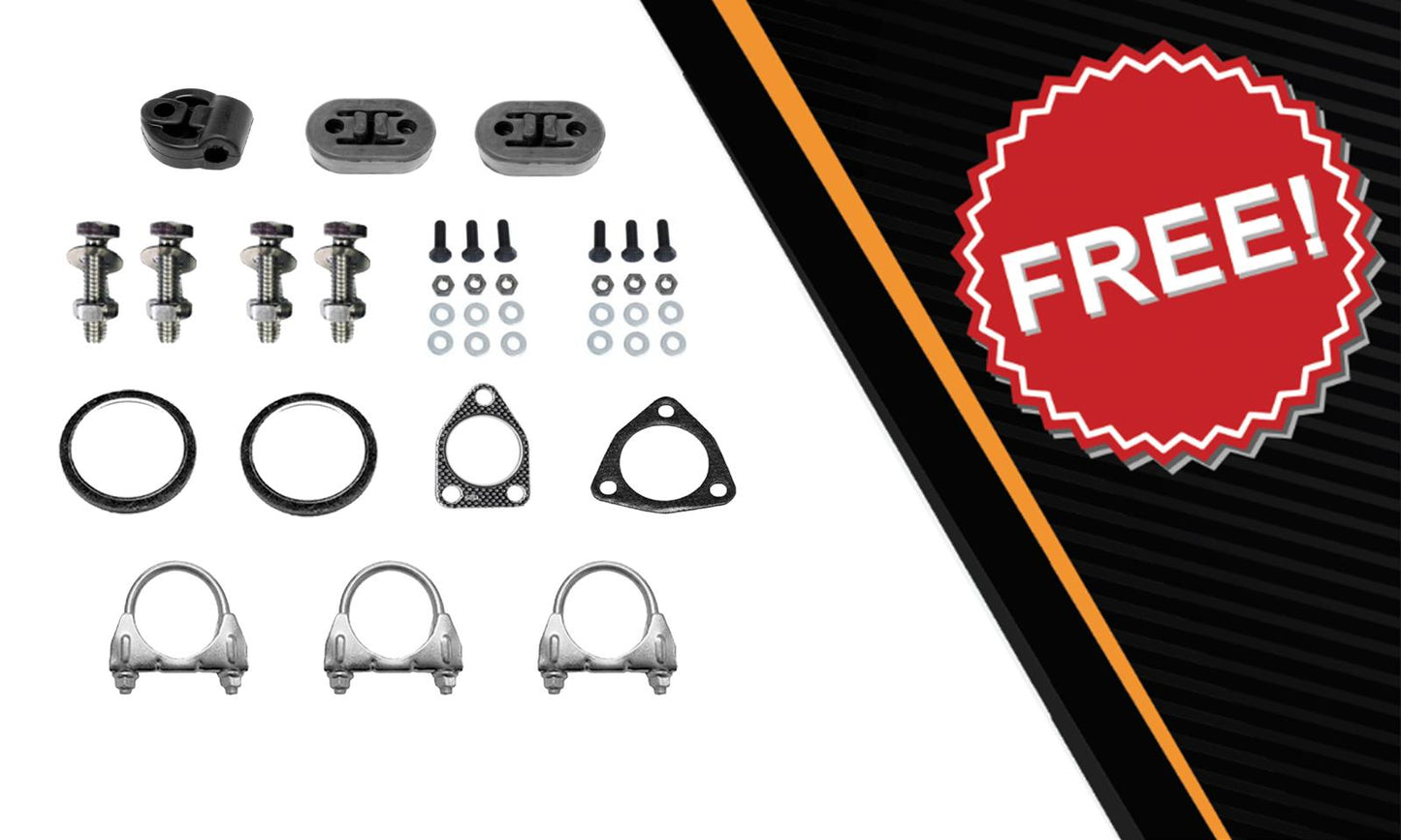 2009-2014 Acura TSX 2.4L SEDAN Exhaust Front Pipe Catalytic & Muffler Assembly Kit w/ Hangers - EPA Approved