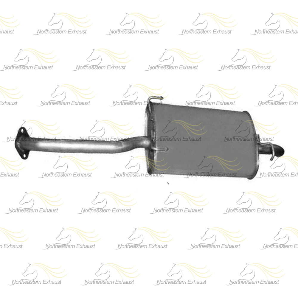 Exhaust Muffler w/ Hangers fits: 2000-2002 Hyundai Accent 1.5L | 2001-2005 Hyundai Accent 1.6L