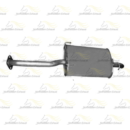 Exhaust Muffler w/ Hangers fits: 2000-2002 Hyundai Accent 1.5L | 2001-2005 Hyundai Accent 1.6L