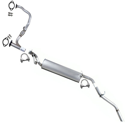2002-2004 Nissan Xterra 3.3L 4WD Stainless Steel Exhaust Y-Pipe Muffler Stainless Steel