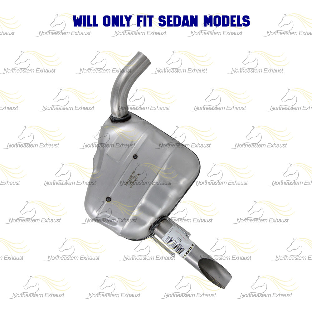 2016-2021 Honda Civic 1.5L SEDAN Exhaust Passenger Side Muffler