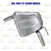 2016-2021 Honda Civic 1.5L SEDAN Exhaust Passenger Side Muffler
