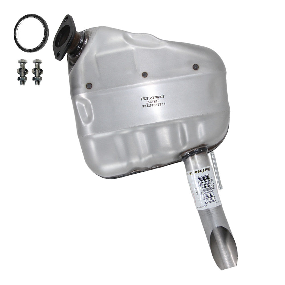 2016-2021 Honda Civic 1.5L SEDAN Exhaust Driver Side Muffler