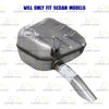 2016-2021 Honda Civic 1.5L SEDAN Exhaust Driver Side Muffler