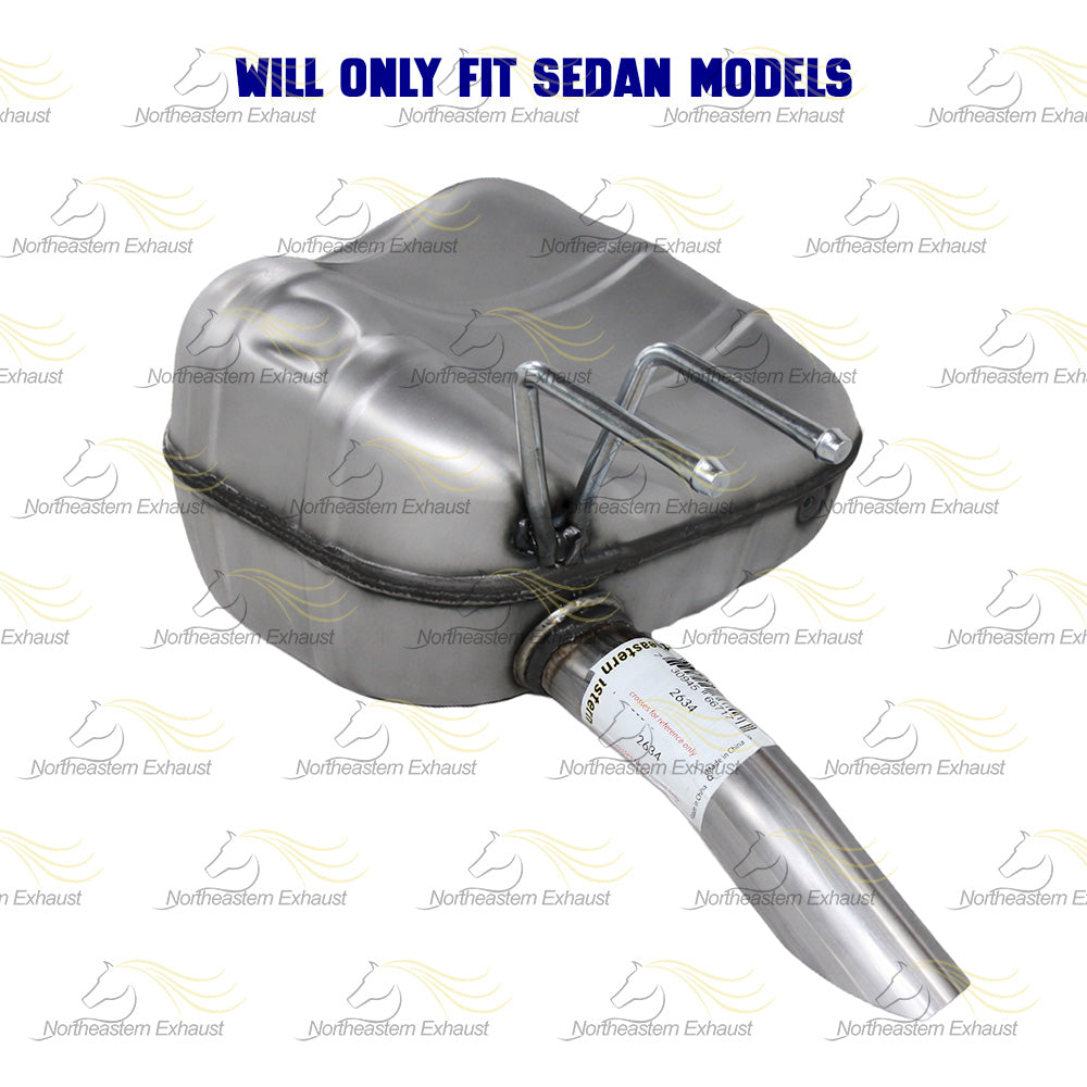 2016-2021 Honda Civic 1.5L SEDAN Exhaust Driver Side Muffler