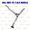 2017-2019 Honda CR-V 1.5L FWD Stainless Steel Exhaust Y-Pipe | FWD