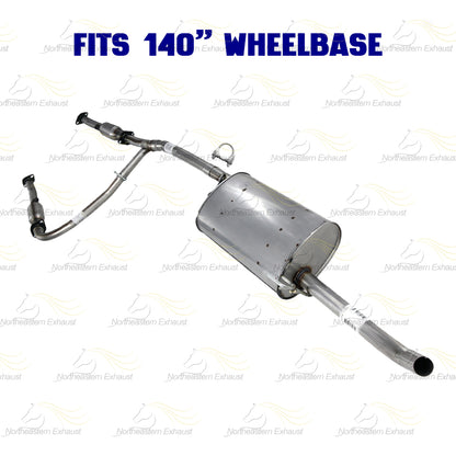 2009-2012 Suzuki Equator 4.0L 140in WB Exhaust Pair of Rear Catalytic w/ Pipe & Muffler Kit - EPA Approved