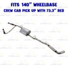 2007-2019 Nissan Frontier 4.0L Pair of Rear Catalytic Front Pipe Muffler Resonator Kit - EPA Approved
