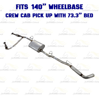 2007-2019 Nissan Frontier 4.0L Pair of Rear Catalytic Front Pipe Muffler Resonator Kit - EPA Approved