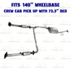 2007-2019 Nissan Frontier 4.0L Pair of Rear Catalytic Front Pipe Muffler Resonator Kit - EPA Approved
