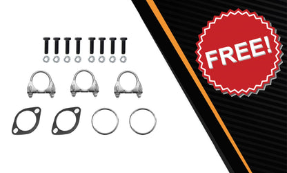 2007-2019 Nissan Frontier 4.0L Pair of Rear Catalytic Front Pipe Muffler Resonator Kit - EPA Approved