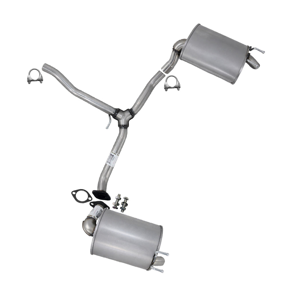 2017-2019 Honda CR-V 1.5L FWD Stainless Steel Y-Pipe Pair of Muffler Exhaust System