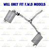 2017-2019 Honda CR-V 1.5L FWD Stainless Steel Y-Pipe Pair of Muffler Exhaust System