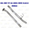 2017-2019 Honda CR-V 1.5L AWD Stainless Steel Exhaust Intermediate Pipe