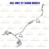 2016-2021 Honda Civic 1.5L SEDAN Cat back Exhaust System