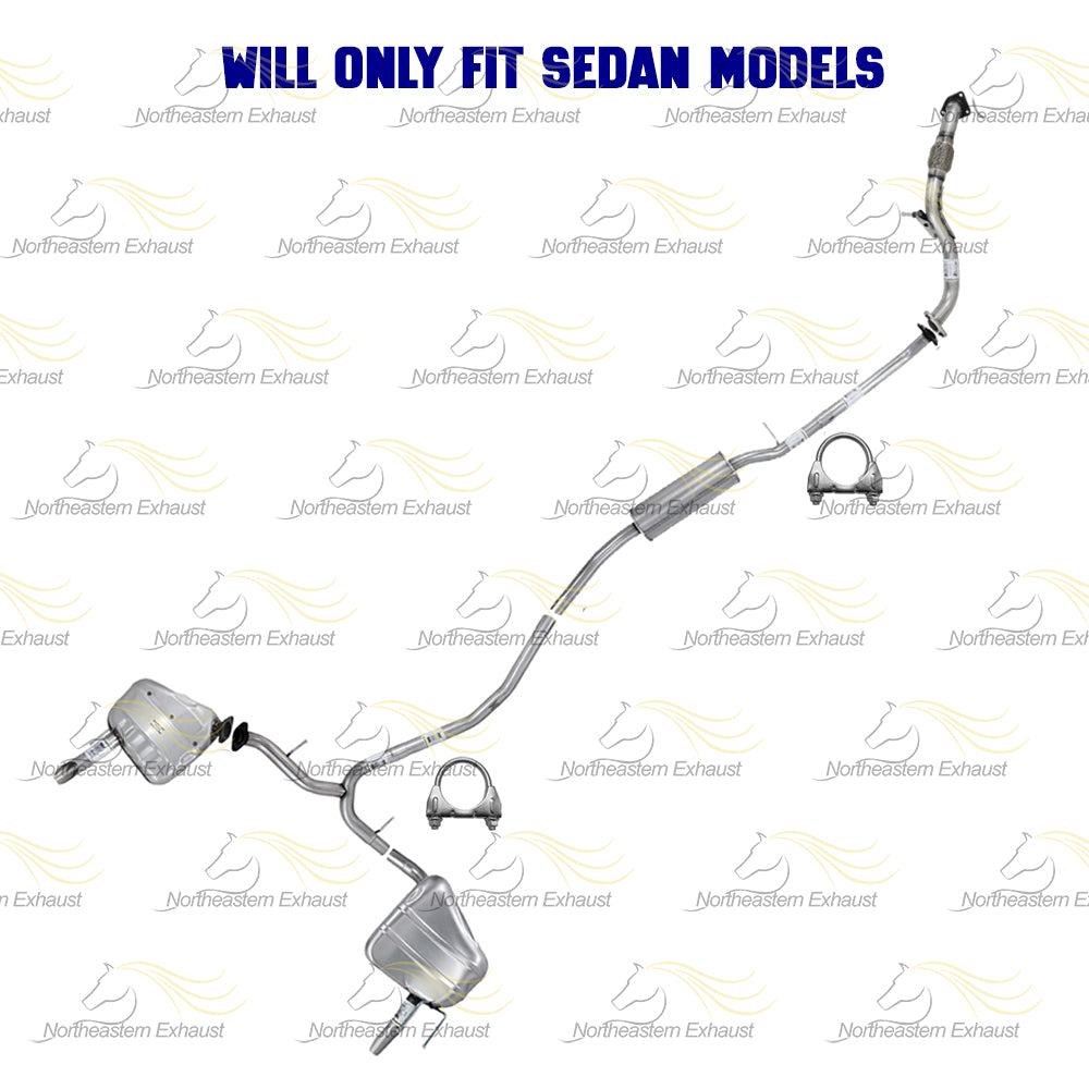 2016-2021 Honda Civic 1.5L SEDAN Cat back Exhaust System