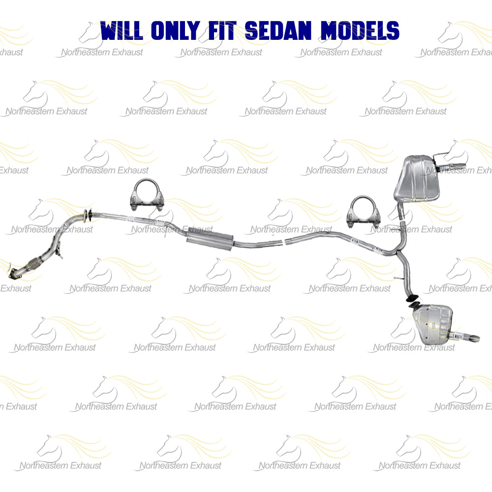 2016-2021 Honda Civic 1.5L SEDAN Cat back Exhaust System