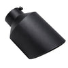 High Temperature Black Diesel Bolt On Exhaust Tip 5"Inlet 10"Outlet 15"Long