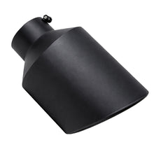 High Temperature Black Diesel Bolt On Exhaust Tip 5"Inlet 10"Outlet 15"Long