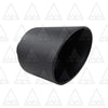 High Temperature Black Diesel Bolt On Exhaust Tip 5"Inlet 10"Outlet 15"Long