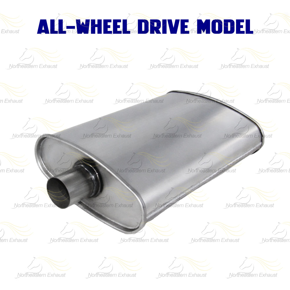 2017-2019 Honda CR-V 1.5L AWD Stainless Steel Exhaust Front Pipe & Intermediate Pipe w/ Muffler Kit AWD