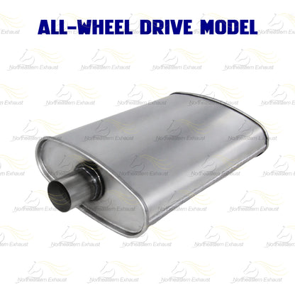 2017-2019 Honda CR-V 1.5L AWD Stainless Steel Exhaust Front Pipe & Intermediate Pipe w/ Muffler Kit AWD