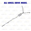 2017-2019 Honda CR-V 1.5L AWD Stainless Steel Front Pipe Intermediate Pipe w/ Muffler & Y Pipe Kit