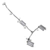 2017-2019 Honda CR-V 1.5L FWD Exhaust Pipe Center Muffler Y-Pipe Pair of Muffler Kit
