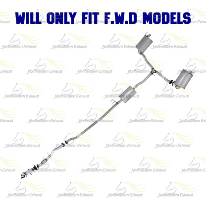 2017-2019 Honda CR-V 1.5L FWD Complete Exhaust System with EPA Catalytic