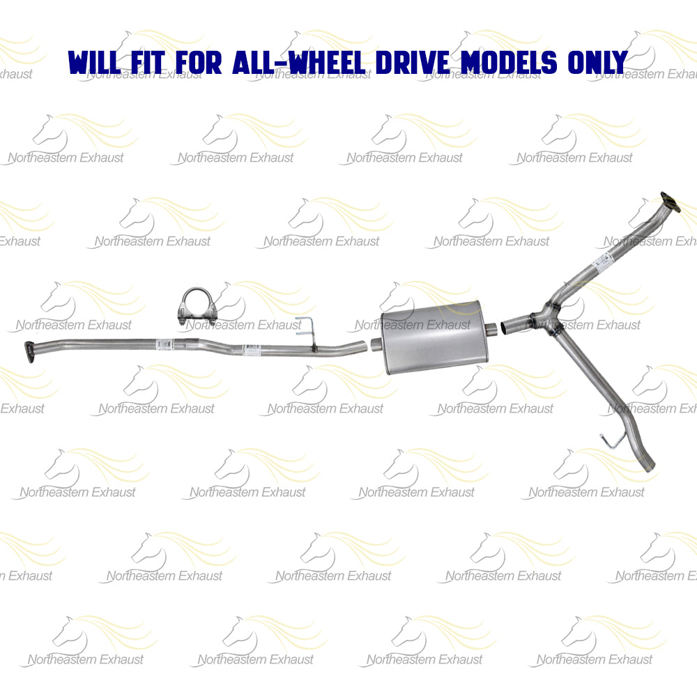 2017-2019 Honda CR-V 1.5L AWD Exhaust Pipe w/ Muffler and Y-Pipe Kit