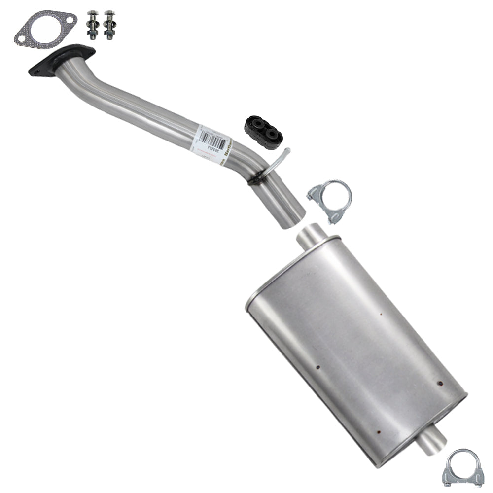 2001-2004 Chevy S10 & GMC Sonoma 4.3L 4WD Stainless Steel Front Pipe & Muffler with Hanger Kit