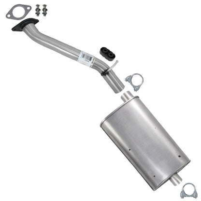 2001-2004 Chevy S10 & GMC Sonoma 4.3L 4WD Stainless Steel Front Pipe & Muffler with Hanger Kit