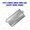2001-2004 Chevy S10 & GMC Sonoma 4.3L 4WD Stainless Steel Front Pipe & Muffler with Hanger Kit