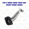 2001-2004 Chevy S10 & GMC Sonoma 4.3L 4WD Stainless Steel Front Pipe & Muffler