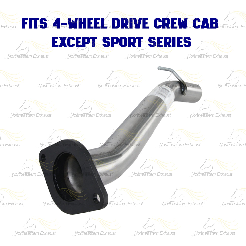 2001-2004 Chevy S10 & GMC Sonoma 4.3L 4WD Stainless Steel Front Pipe & Muffler